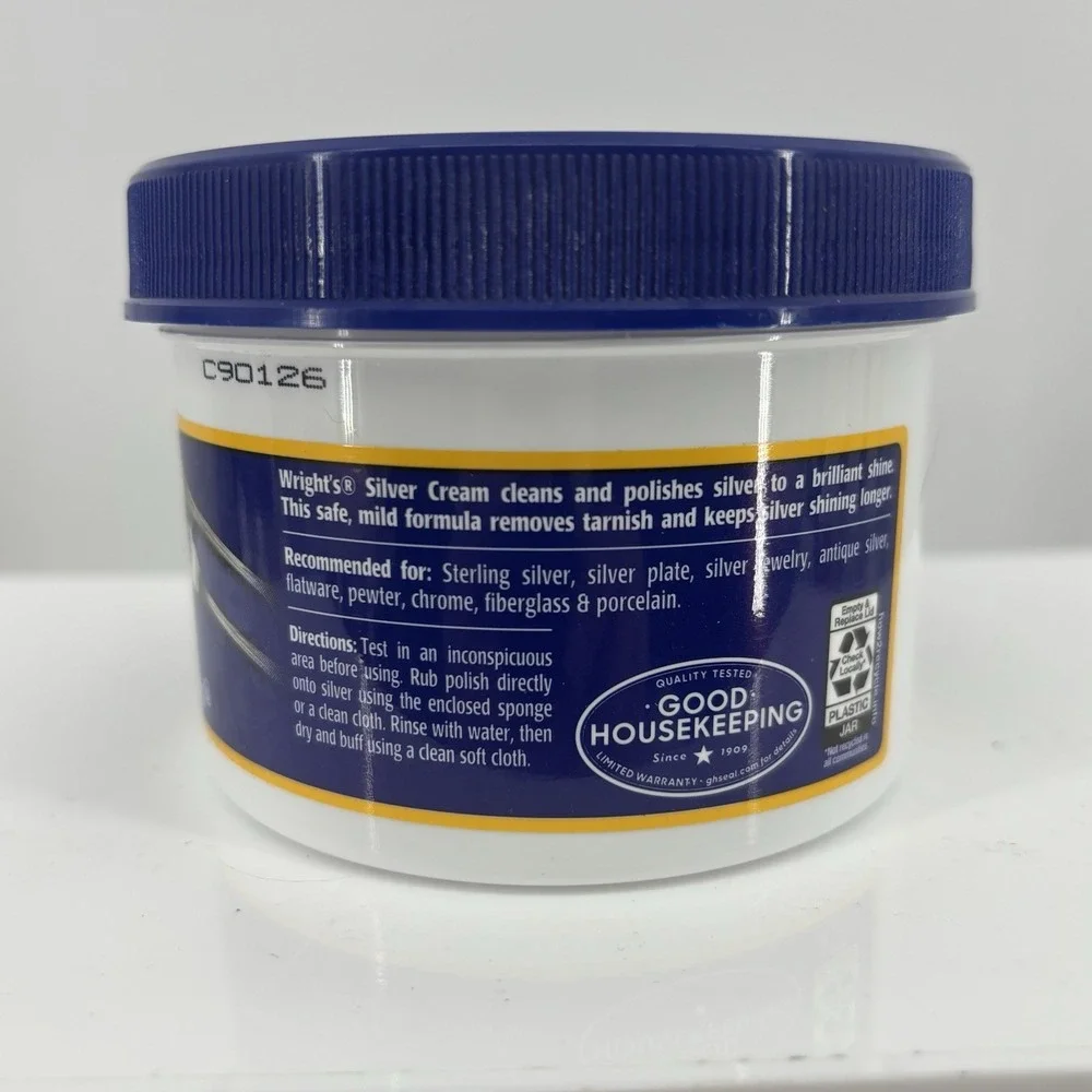 Wright's Silver Cleaner and Polish Cream 8 Oz